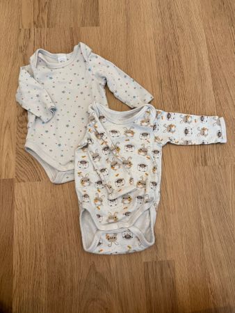 Body langarm 2er Set Grösse 62