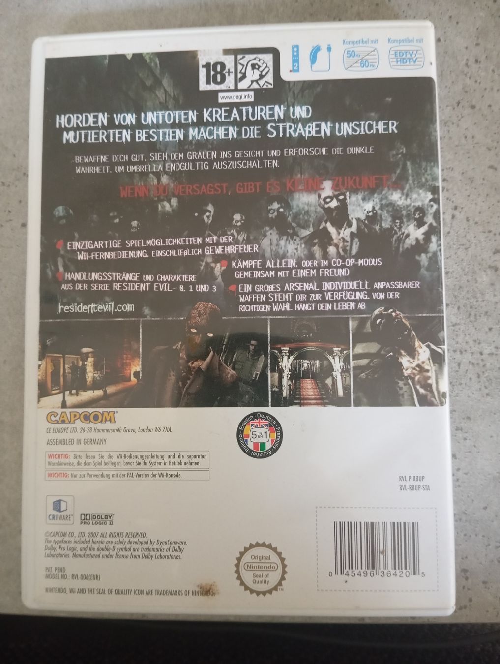 Giochi: Resident Evil Umbrella Chronicles Wii – Usato da Liestal venduto da BCTownOriginal 1
