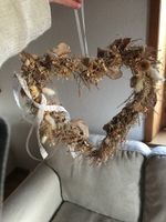 Herbstdeko Trockenblumenkranz