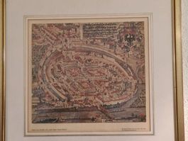 "Stadt Aarau Karte Bild. Rarität
