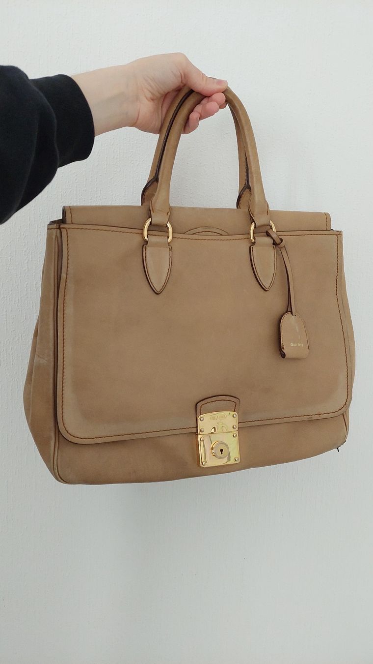 Miu Miu Borse da donna: MIU MIU AW2007 top handle beige bag – Usato da Lausanne venduto da l0ok0co0l 5