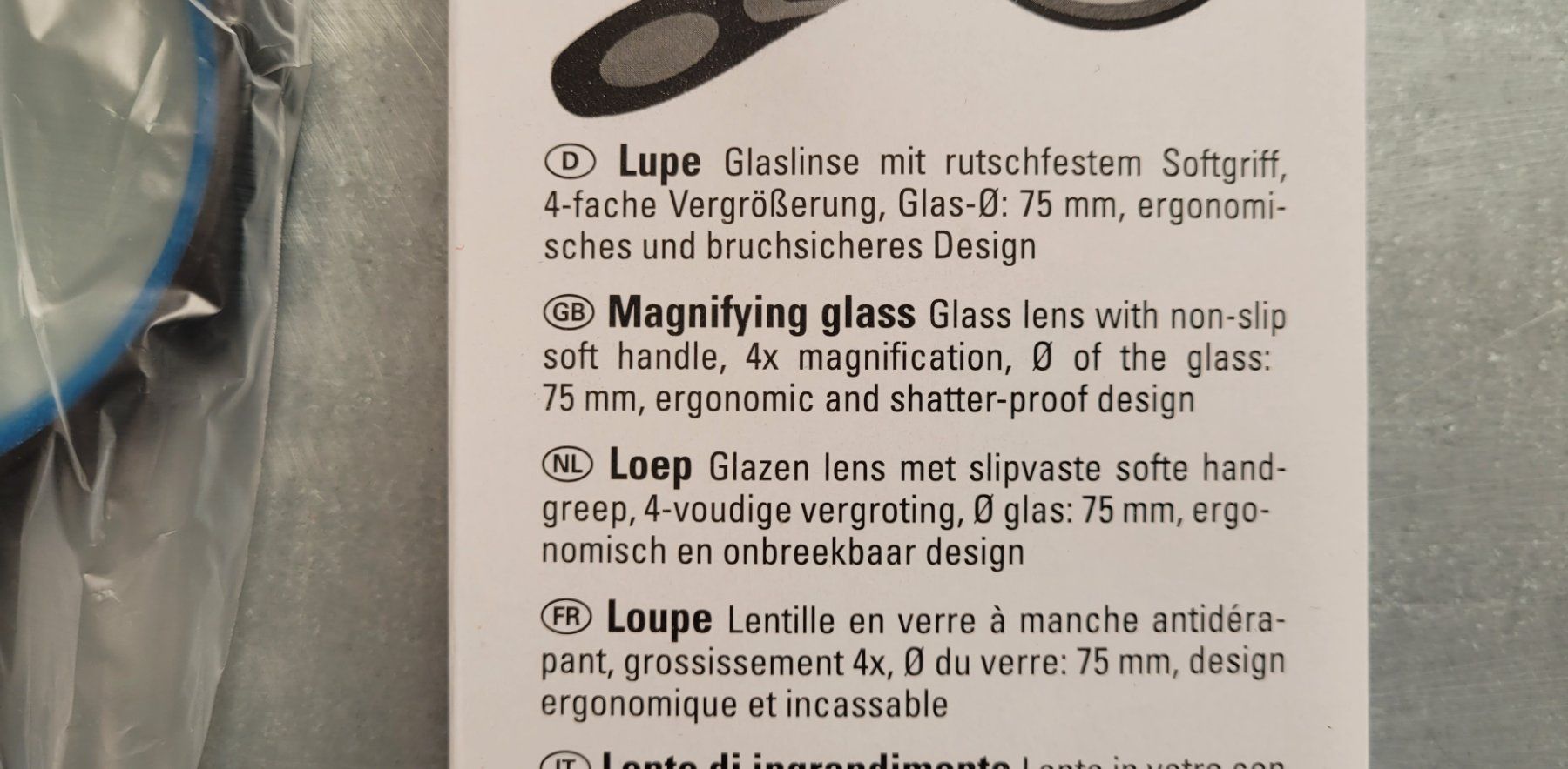 Sonstiges zu Optik: Lupe Glas 75 mm Durchmesser NEU – Neu und originalverpackt aus Trasadingen von ger_pdk8 1