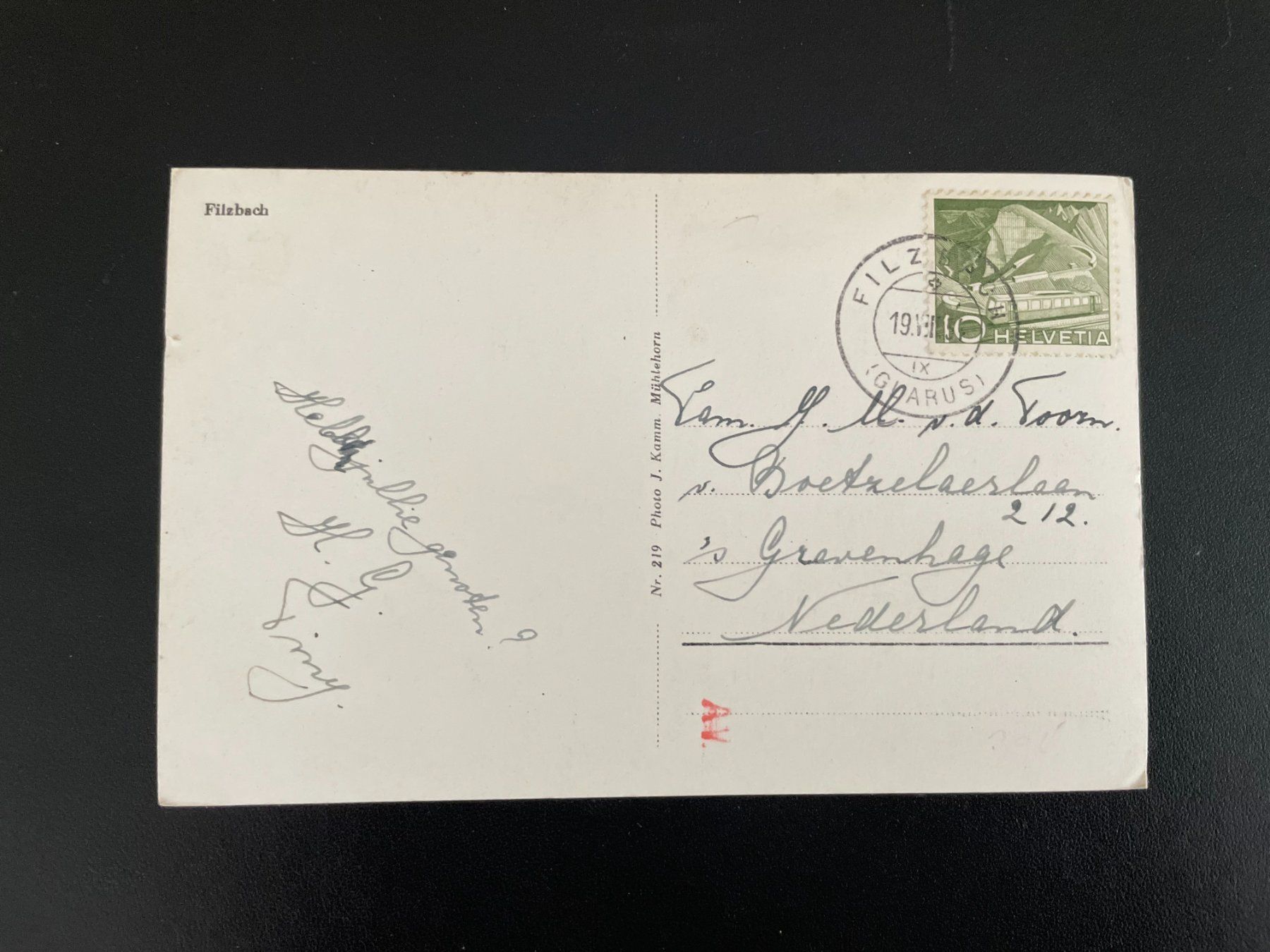 Cartes postales: AK GL Filzbach – D'occasion à Thal par Danny82 1