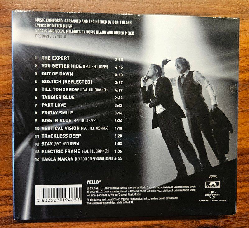 CD: CD Yello: "Touch" – Usato da Zürich venduto da phillyboy2007 1