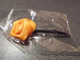 Haarspange Rose, gelb