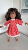 Puppenkleider Sasha, Puppenrock, Kleid mit Blumen + Spitzen