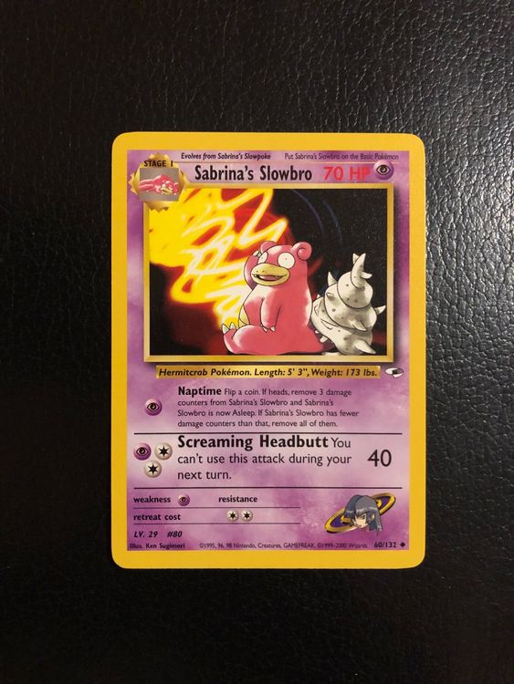 Gym Heroes Sabrina’s Slowbro 60/132 Ab 1 Kaufen auf Ricardo