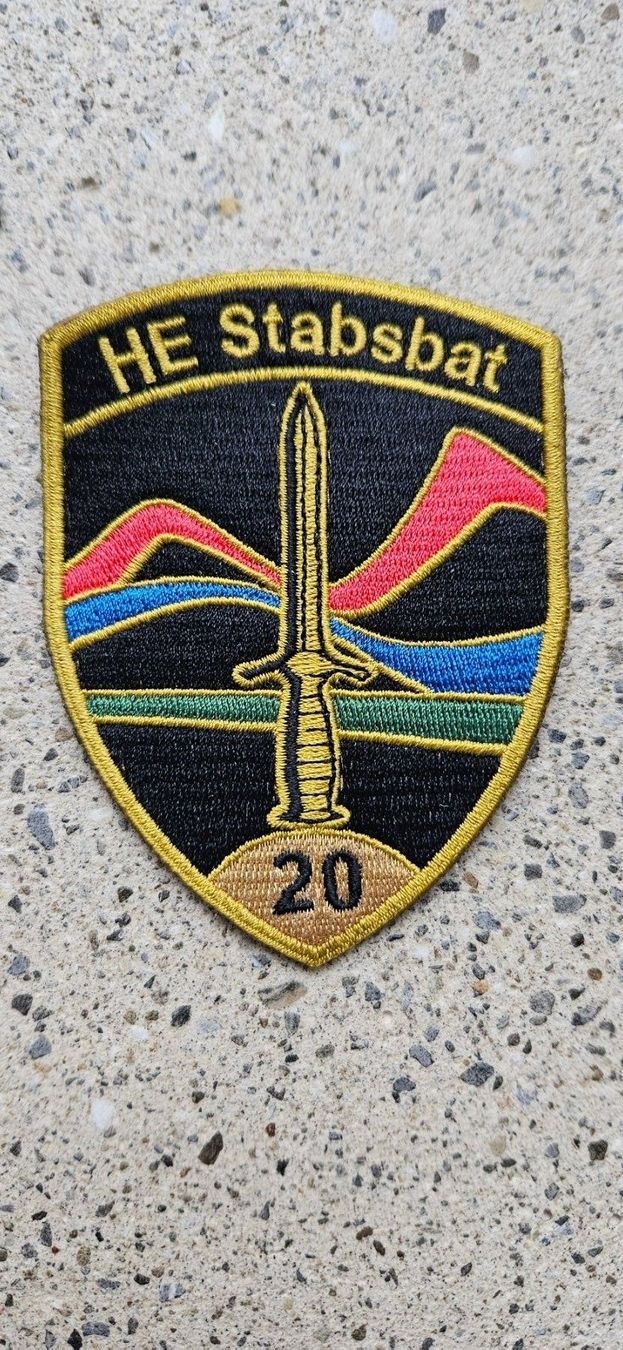 Schweizer Armee Plaketten & Abzeichen:  *** Badge HE Stabsbat ohne Klett ***  – Neu und originalverpackt aus Riedholz von fr_sIruP