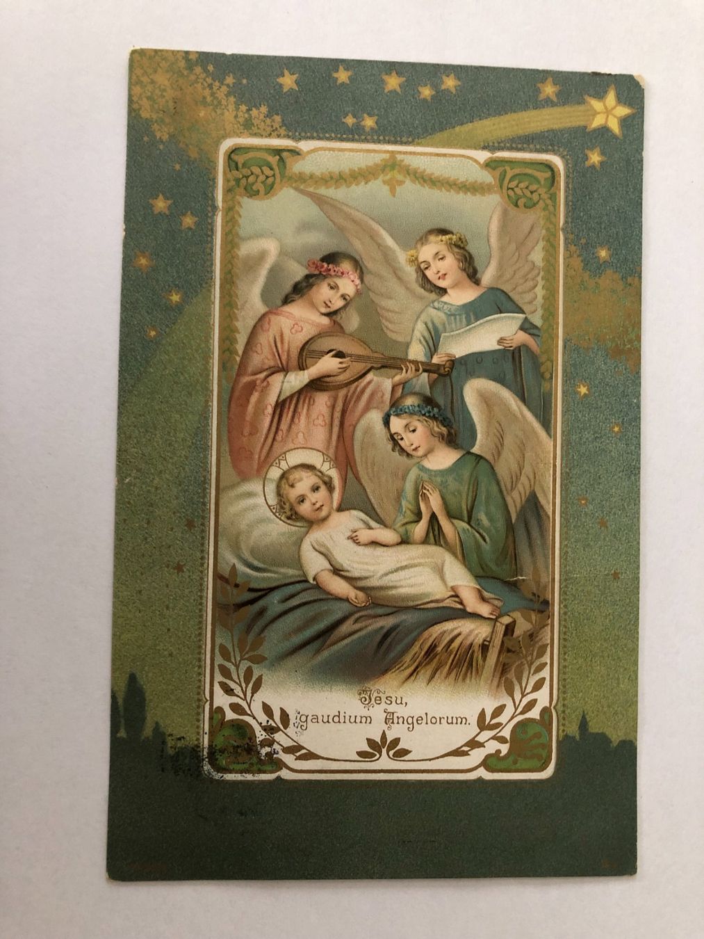 Ansichtskarten: Engel mit Jesuskind 1913 – Gebraucht aus Pfäffikon ZH von Waltoversand