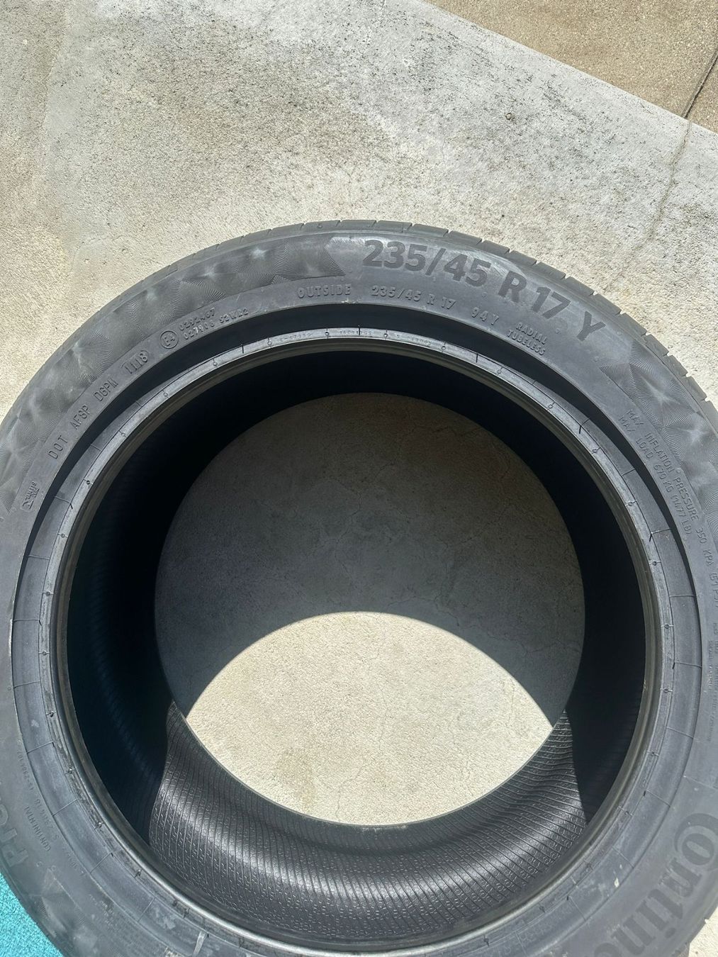 Continental Pneumatici & Ruote complete: 2 Stk. Continental 235/45 R17 Y – Nuovo (secondo la descrizione) da Oftringen venduto da Themojo74 1