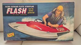 Lindberg line Flash Racing Plastic Hydroplane Vintage