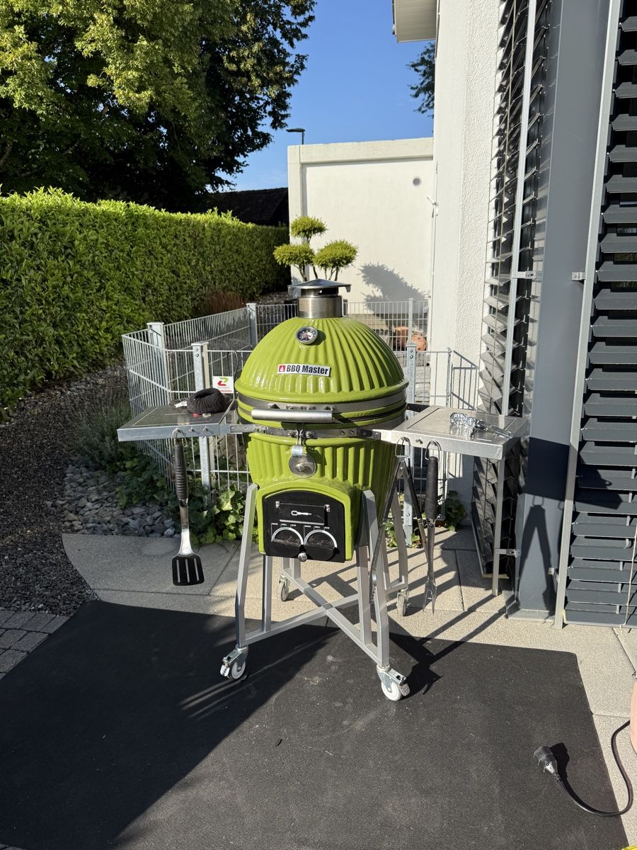 Griglie: BBQ Master Kamado Grill XL Pro Lime Green – Nuovo (secondo la descrizione) da Aarwangen venduto da 313EminemD12 4