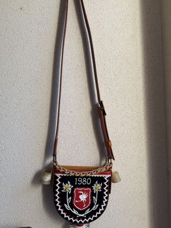 Traditionelle Appenzeller Handtasche Jahrgang 1980