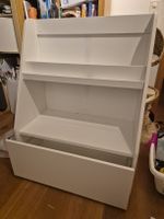 Kinderregal/Bücherregal weiss mit Schublade