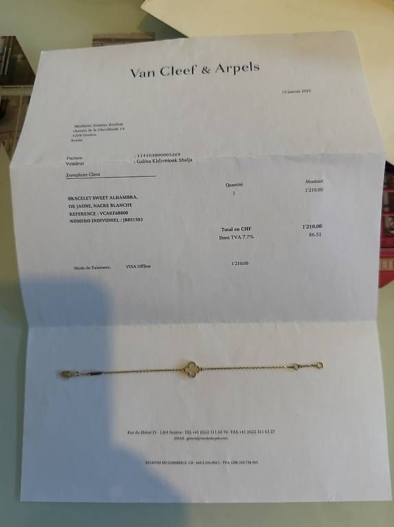 Armbänder & -reifen: Bracelet, Alhambra, Van Cleef & Arpels  – Neu und originalverpackt aus Petit-Lancy von Rah4 4