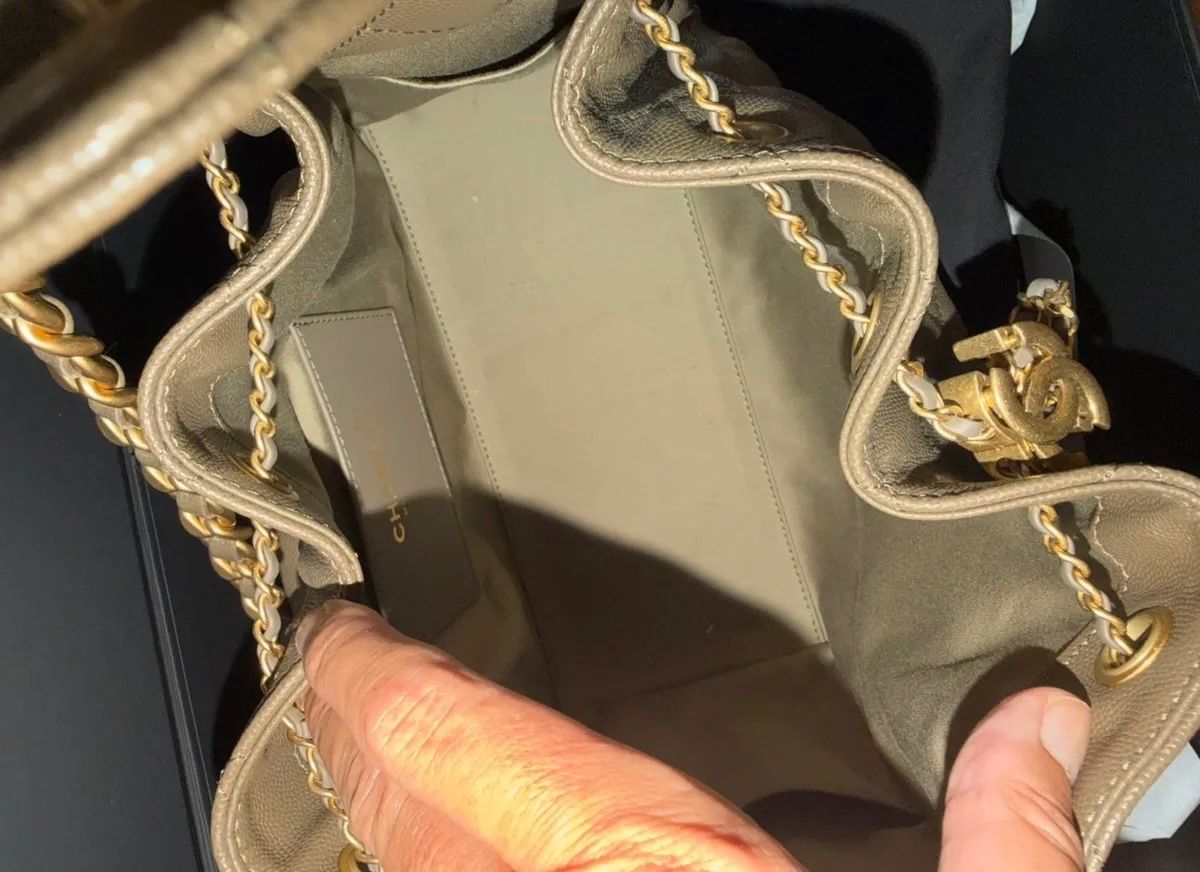 Chanel Sacs femmes: Chanel 25 small, khaki – Neuf (Voir description) à Triesen par atos87 3