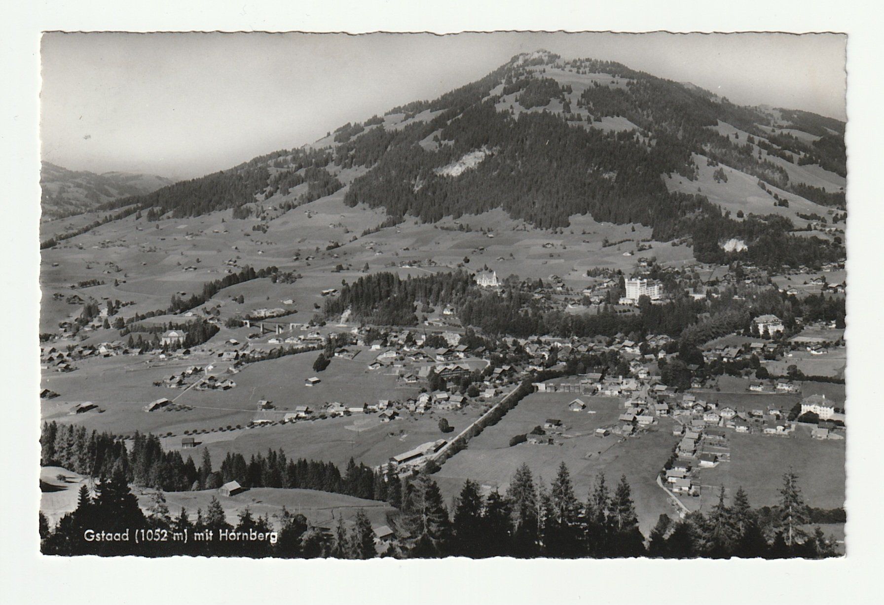 Cartoline postali: 1961, Gstaad mit dem Hörnberg, Bern – Usato da St. Gallen venduto da Ricardo_Deals