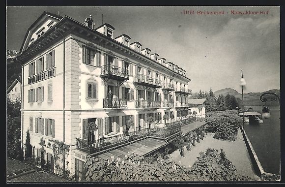 Cartoline postali: AK Beckenried, Nidwaldner-Hof – Usato da Berlin venduto da bartko-reher