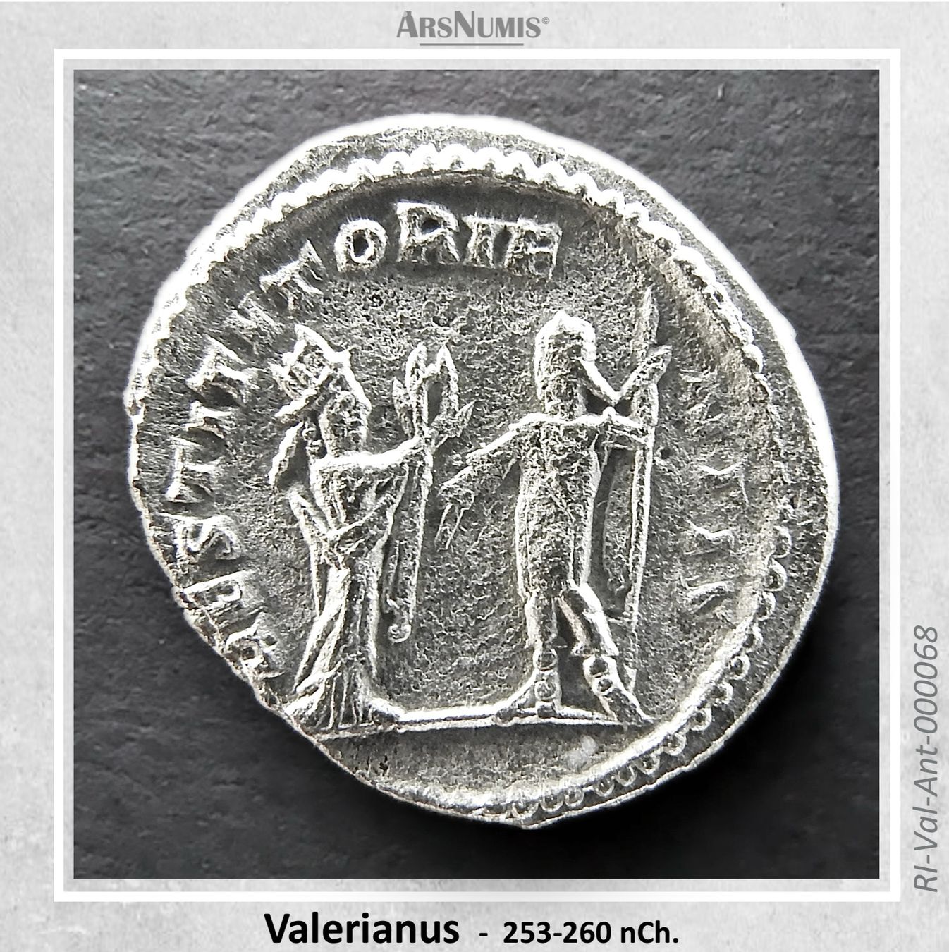 Alle Münzen: Römische Silbermünze - Valerianus – Gebraucht aus Oberwil b. Zug von ArsNumis 3