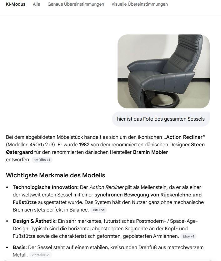 Poltrone: Dänischer Designklassiker Relaxsessel Action Recliner – Usato da Meggen venduto da Trouvaillen 8
