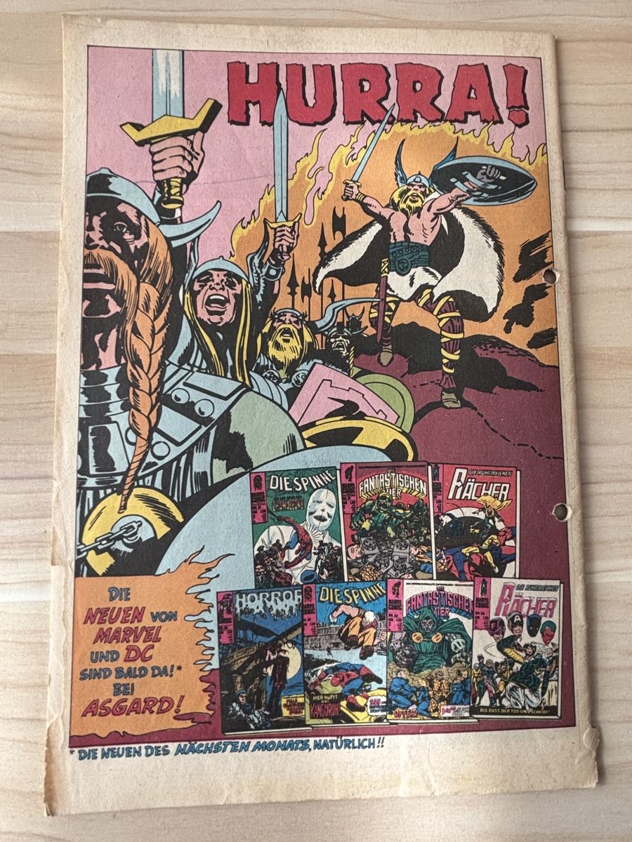 Fumetti: Rächer Marvel Comic Heft 56, 1.Vision – Usato da Kehrsatz venduto da Raboy 1