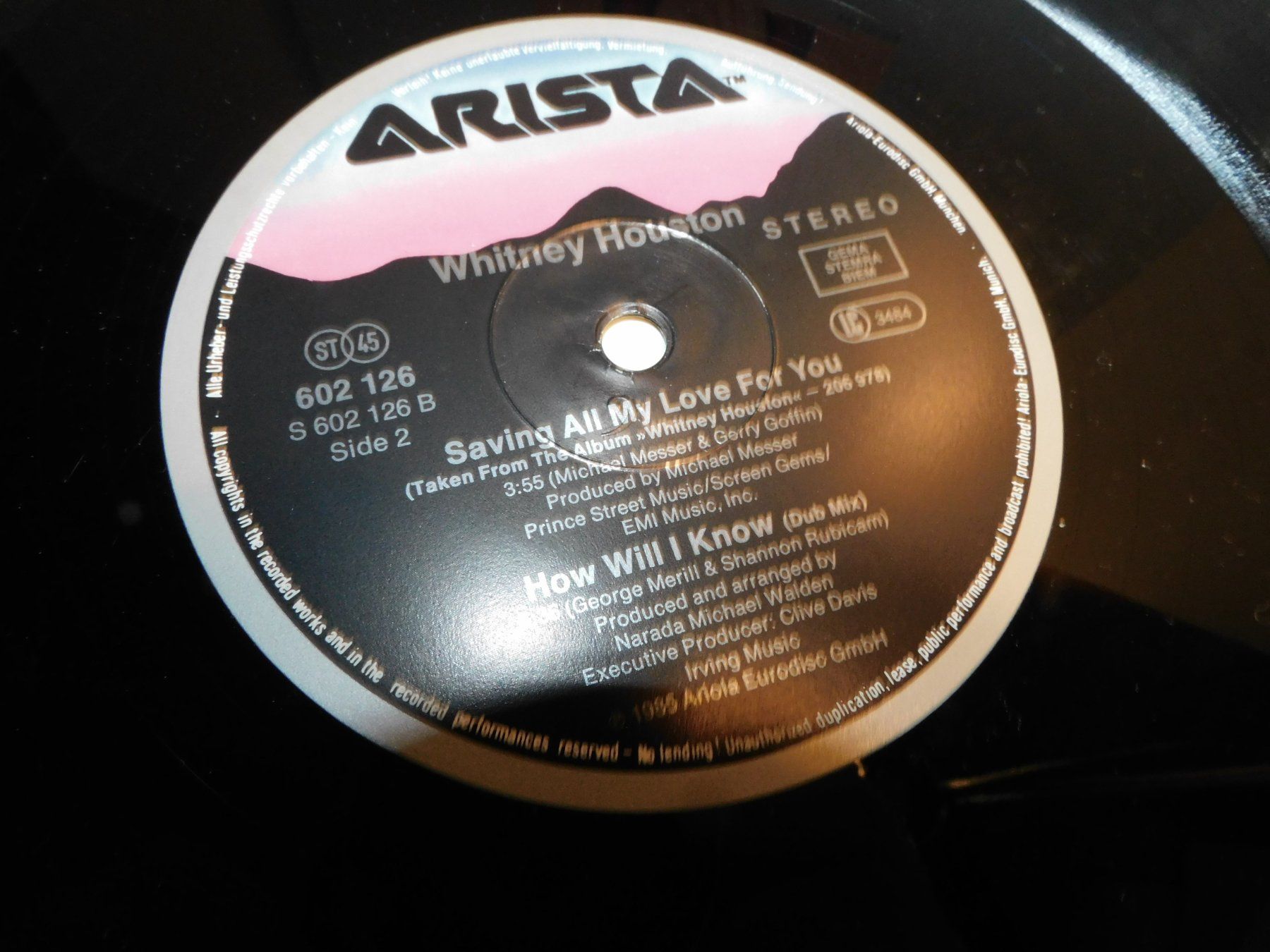 Dischi in vinile: Lp Schallplatte Whitney Houston 1985 - How will i know – Usato da Sursee venduto da 76 2