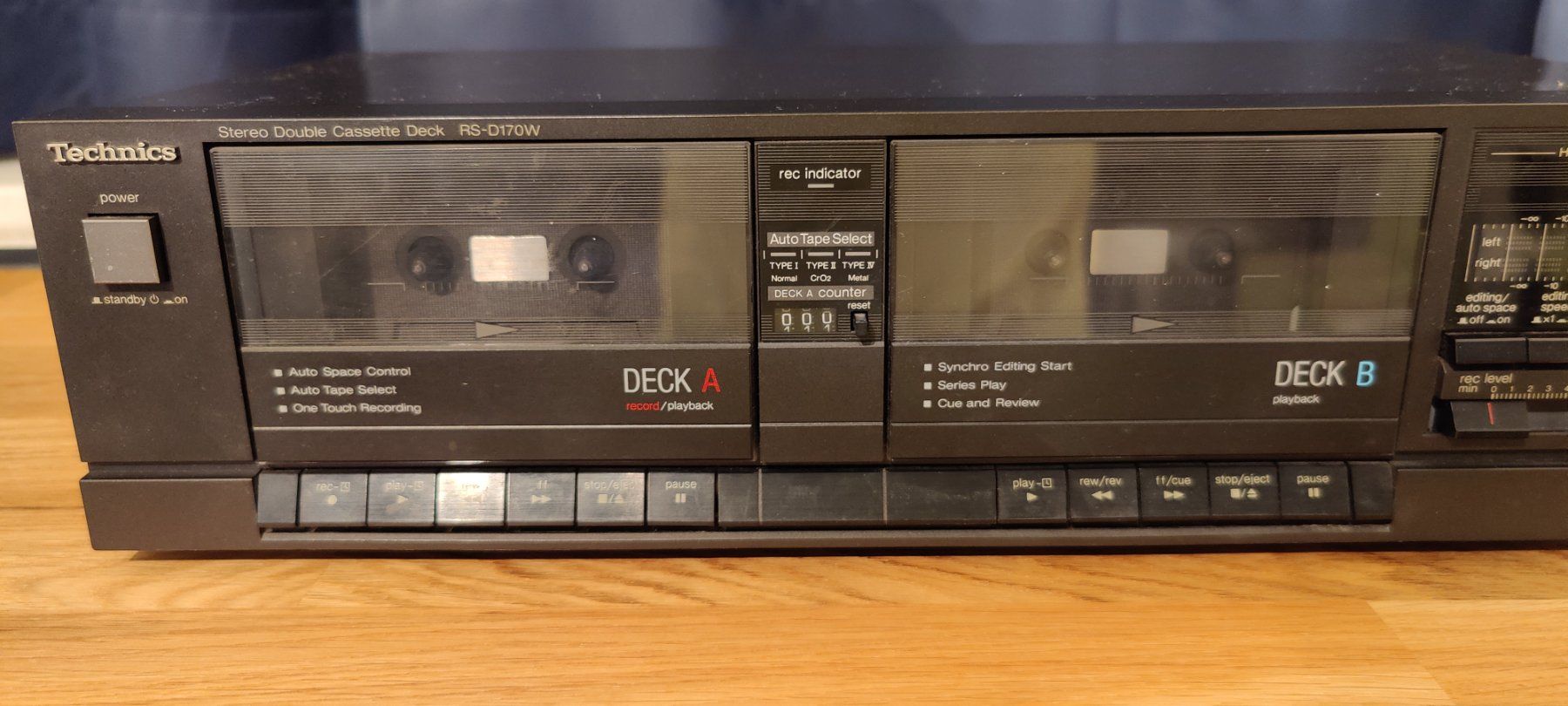 Kompaktkassetten: Technics Doppel-Tape RS-D170W – Gebraucht aus Dürnten von speakerman 3