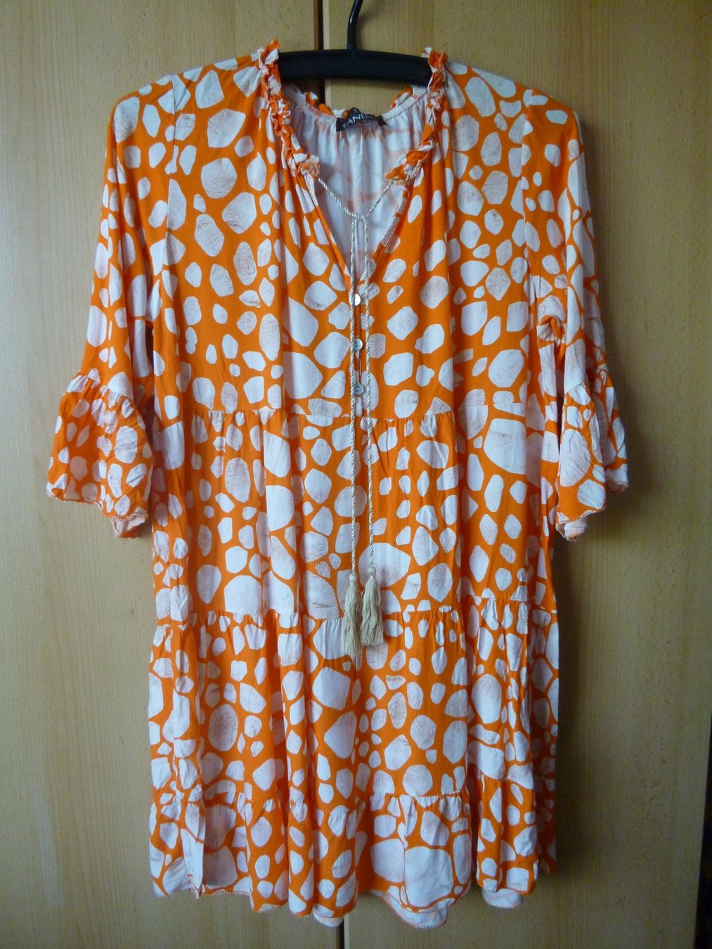 Kleider: orange Long Bluse / Kleid TANTRA  Gr. L – Gebraucht aus Dättlikon von Mamakuga 1