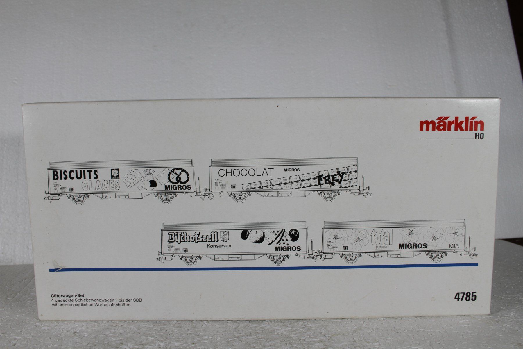 Märklin Modellini di ferrovie: Märklin SBB 4785 Migros Hbis – Usato da Triesen venduto da cor_62ts