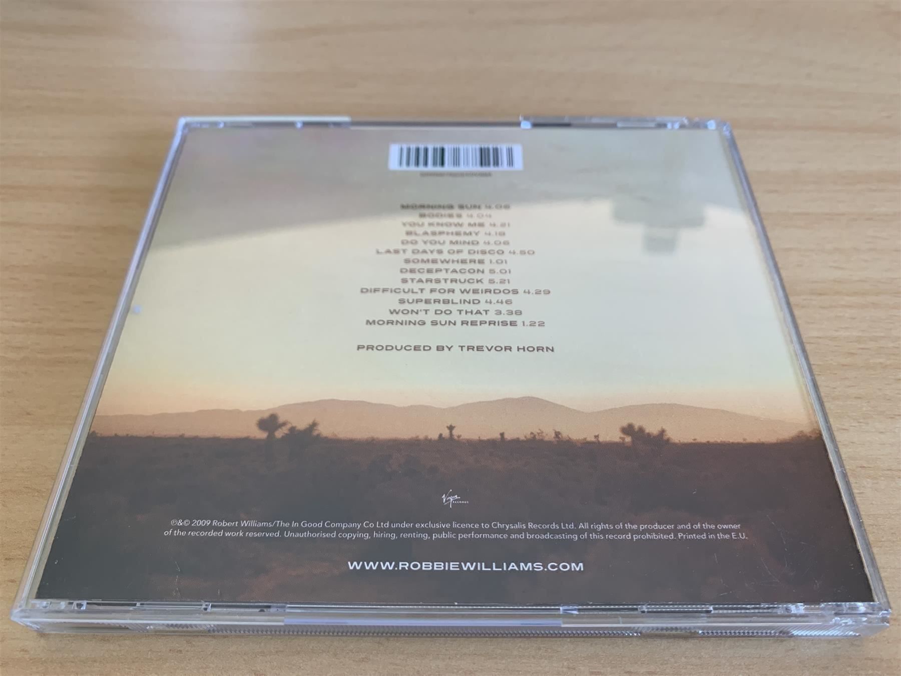 CD: Robbie Williams – Usato da Rikon im Tösstal venduto da Alpenmutz 1