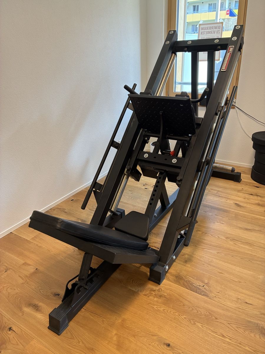 Hometrainer: Hackenschmidt Beinpresse Barbarian Line – Usato da Appenzell venduto da cedibohne