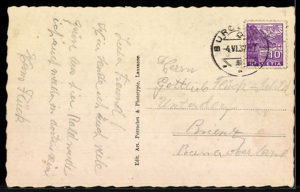 Cartoline postali: AK Burgdorf, Das Schloss – Usato da Berlin venduto da bartko-reher 1