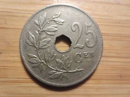 Münze Belgien 1929