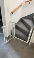Absperrgitter Treppengitter weiss mit Zubehoer guter Zustand