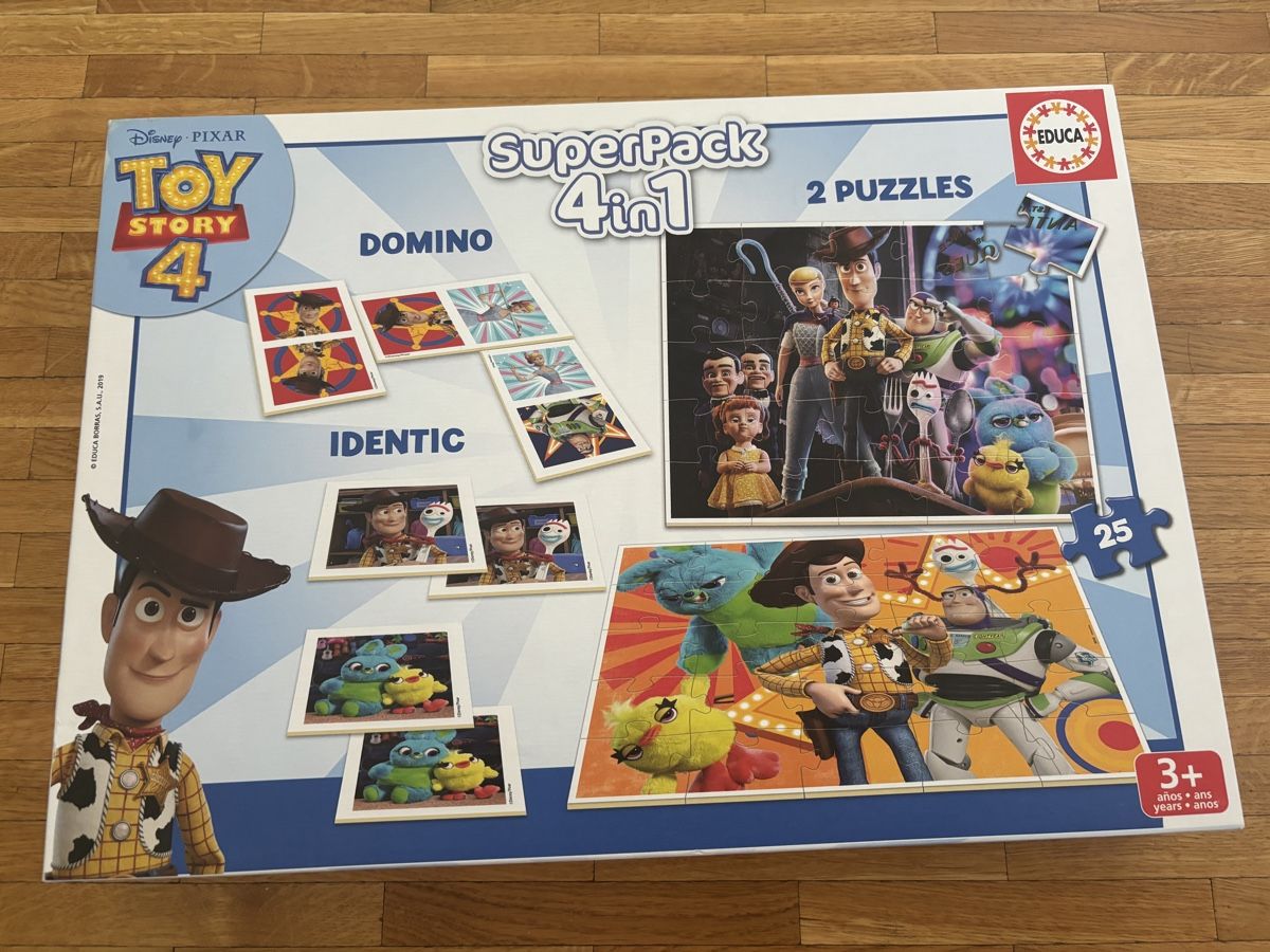 Educa Puzzle: Pack jeux 4in1 Toy Story. Educa – Usato da Chêne-Bougeries venduto da CeliaMate