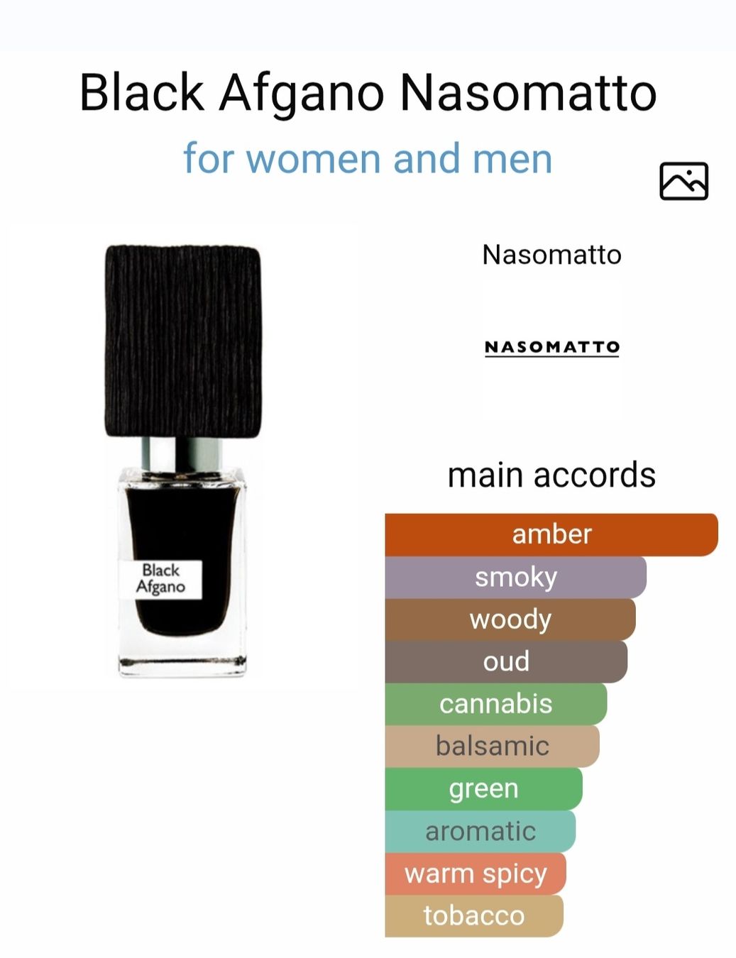 Profumi & Eau de Toilette: NASOMATTO Black Afgano – Nuovo (secondo la descrizione) da Utzigen venduto da DRAGONY23 2