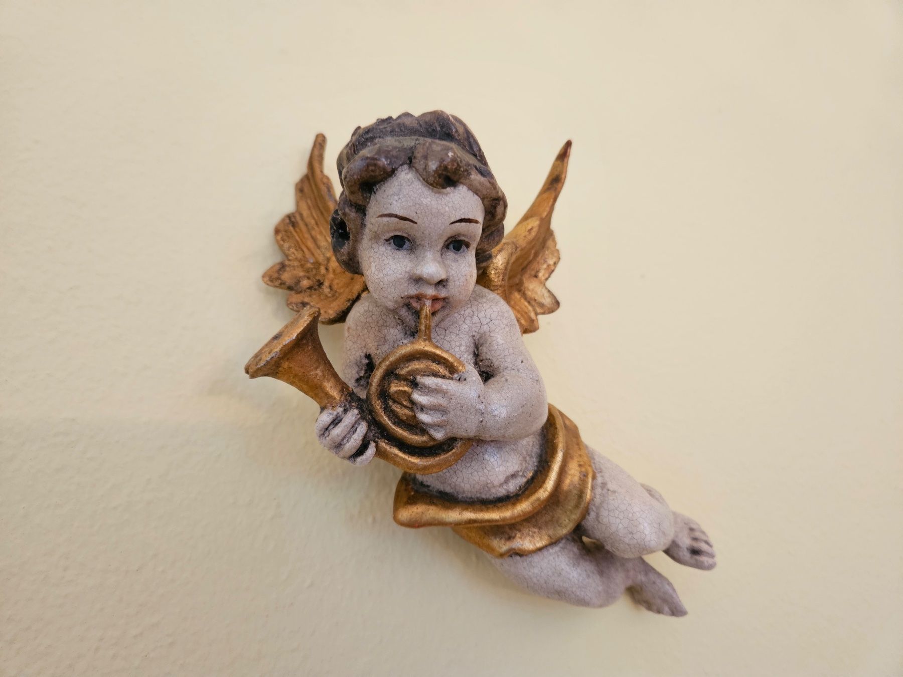 Statuette: alter Putto mit Horn – Usato da Muri b. Bern venduto da rasastro 3