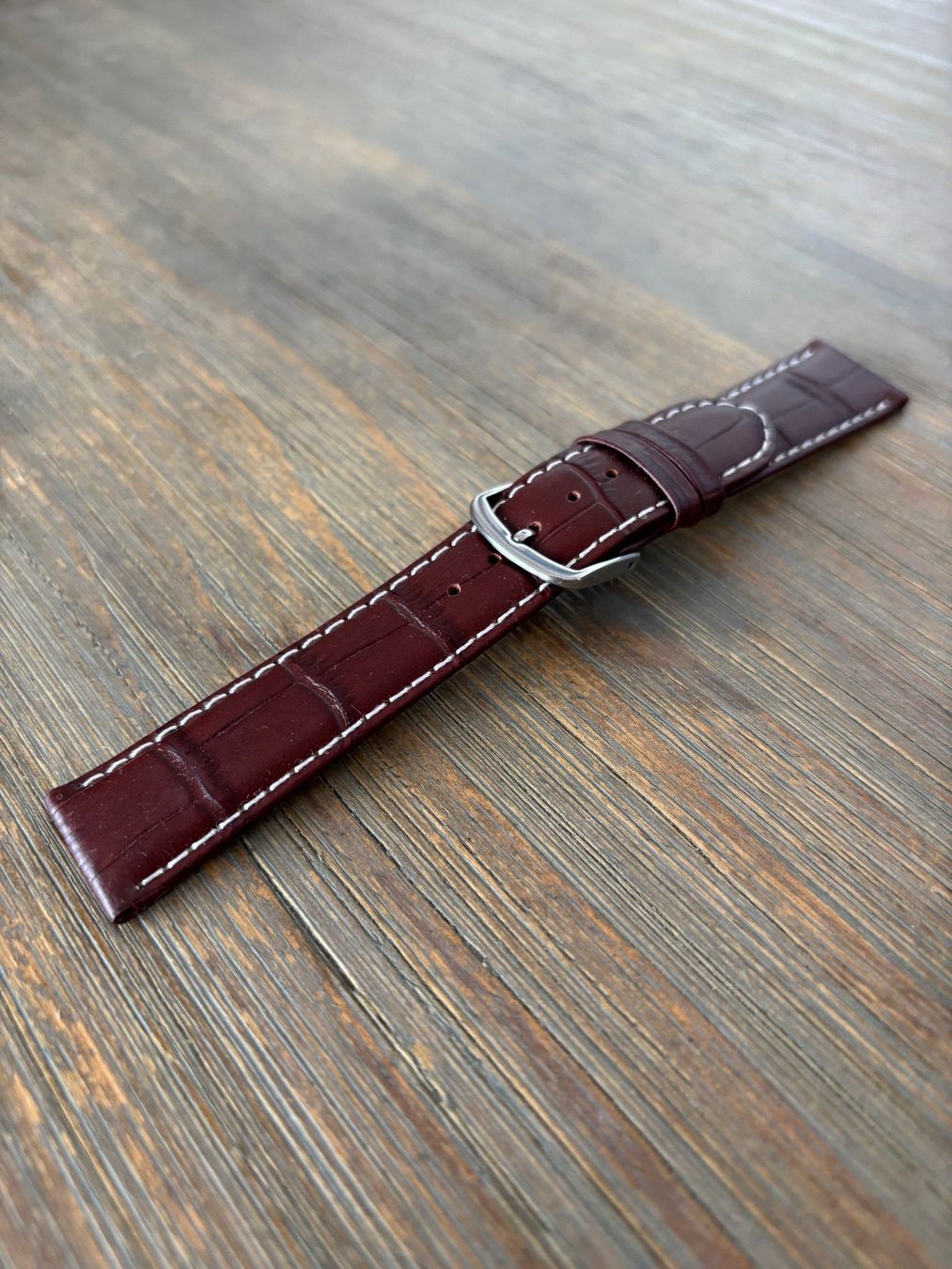 Bracciali & Braccialetti: Leder Uhrenarmband braun 20mm – Nuovo e nell'imballaggio originale da Yverdon-les-Bains venduto da