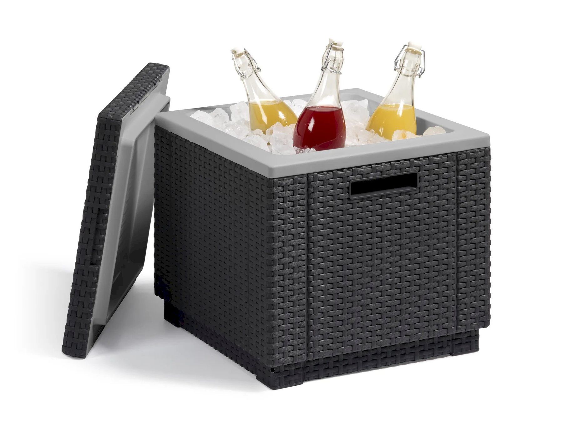 Sedie da giardino: Ice Cube Beistelltisch/Kühlbox 40L grau – Nuovo e nell'imballaggio originale da Bottighofen venduto da zaap