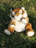 Witzige Handpuppe Tiger