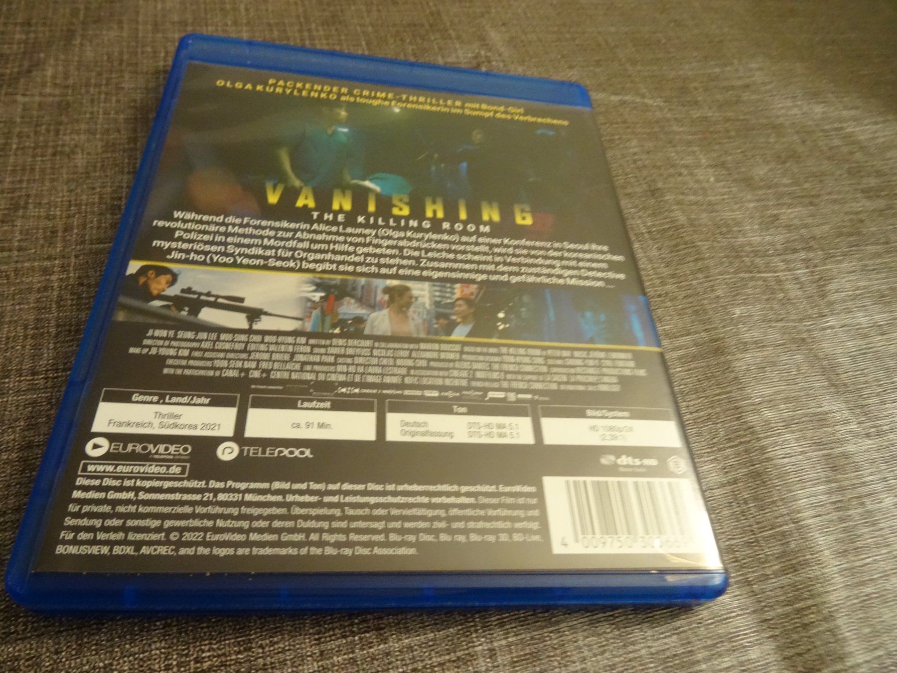 Tutti i DVDs: Blu-ray Vanishing The Killing Room – Usato da Olten venduto da Disc-Verkauf 2