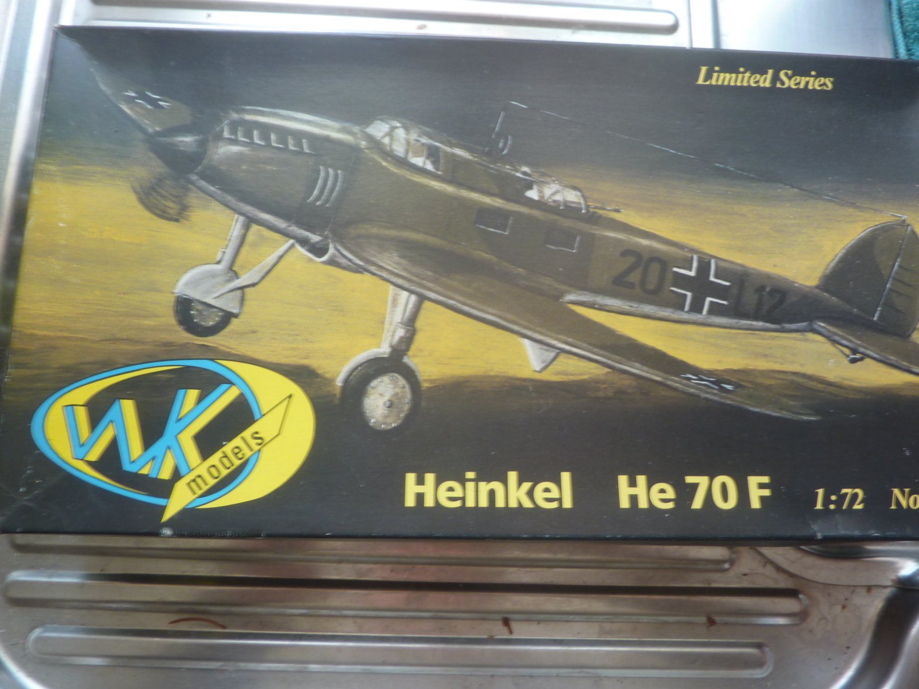 Kit di modellismo & Modellini statici: HEINKEL HE 70F – Nuovo e nell'imballaggio originale da Balsthal venduto da bouteliee