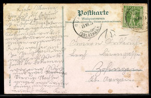 Cartoline postali: Solothurn, Einsiedelei St Verena – Usato da Berlin venduto da bartko-reher 1