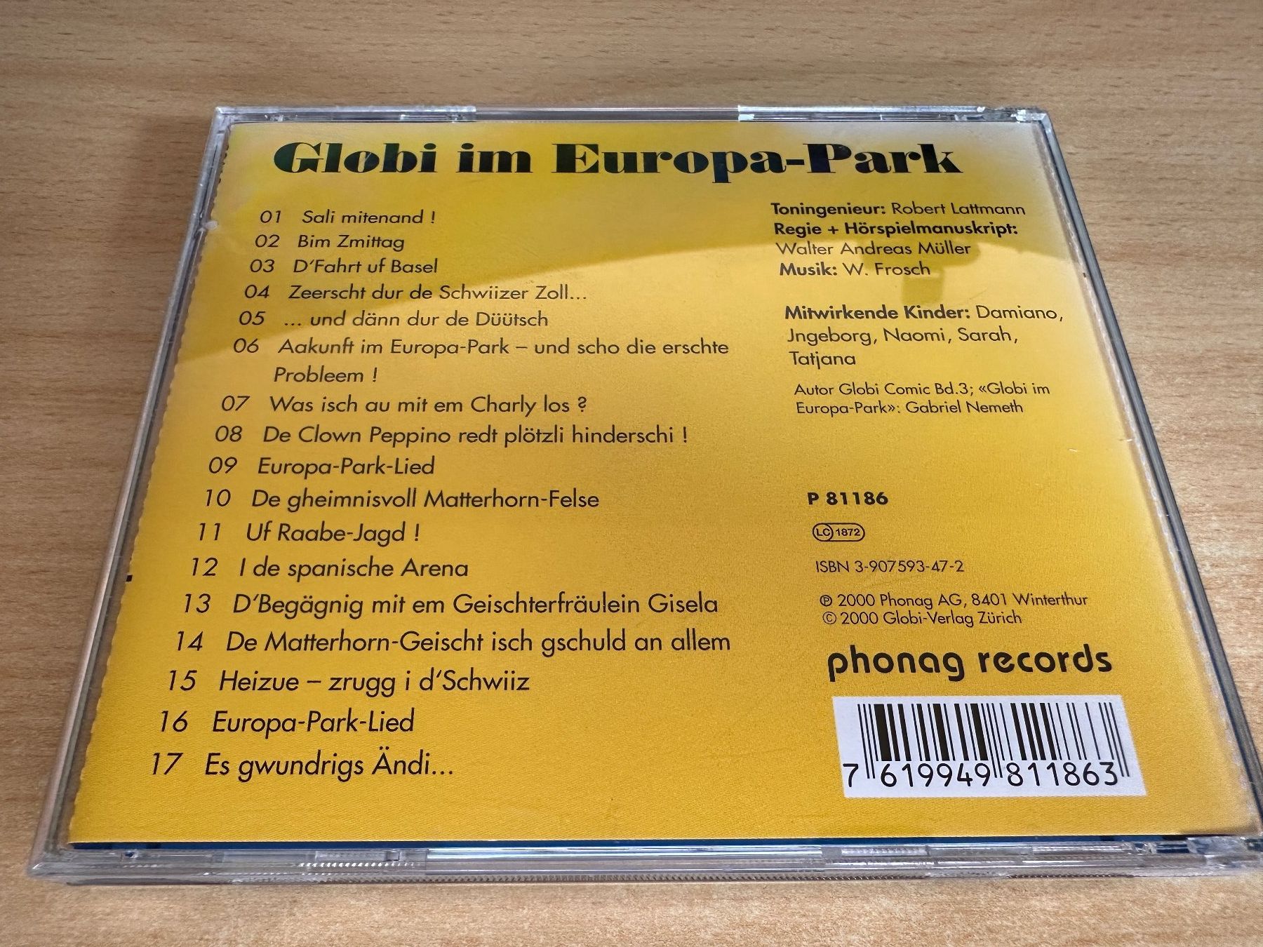 Audiolibri: L2 Globi im Europa-Park – Usato da Rikon im Tösstal venduto da Alpenmutz 1