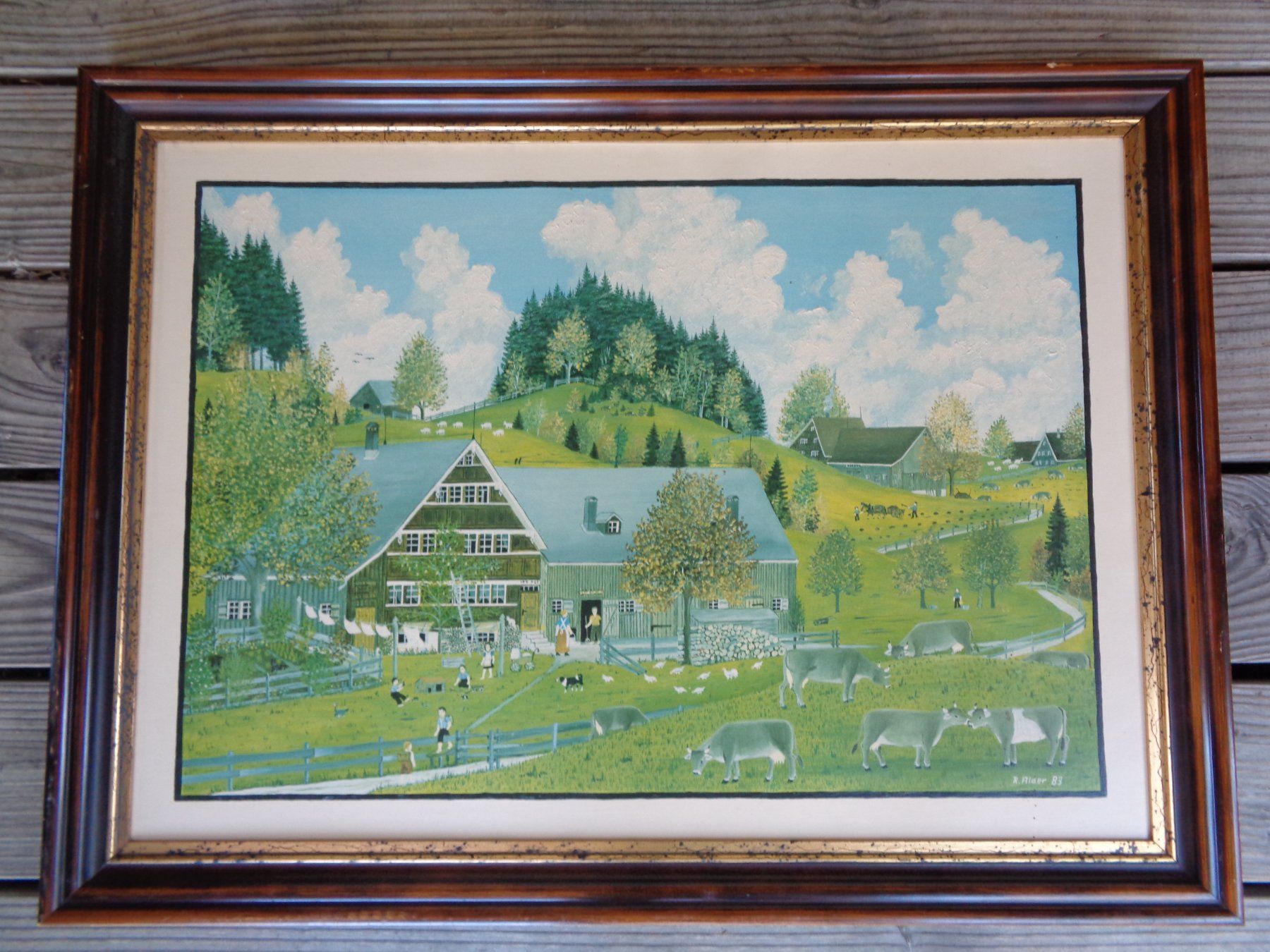 Poster & Bilder: APPENZELLER BILD R.ALDER 83 BAUERNMALEREI – Gebraucht aus Henggart von linda666 6