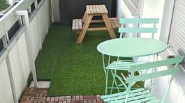 Kunstrasen Bodenplatten Klick-System IKEA