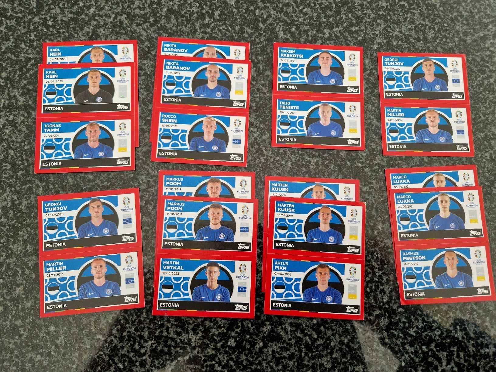 Topps Carte collezionabili: Topps Euro 2024 - Estonia – Usato da Romont FR venduto da raj_sjv9
