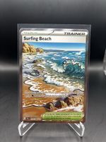 Surfing Beach Trainer Fullart Pokémon Karten EN