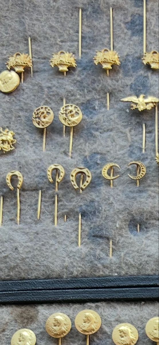 Broches & Aiguilles: Épingles à cravate or laminé – Neuf (Voir description) à Genève par dge_kh2d 2