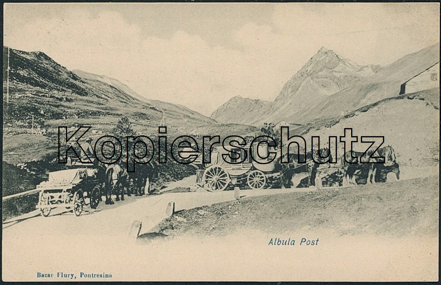 Cartoline postali: GR Albula Pass - Postkutsche – Nuovo (secondo la descrizione) da Schindellegi venduto da stationary